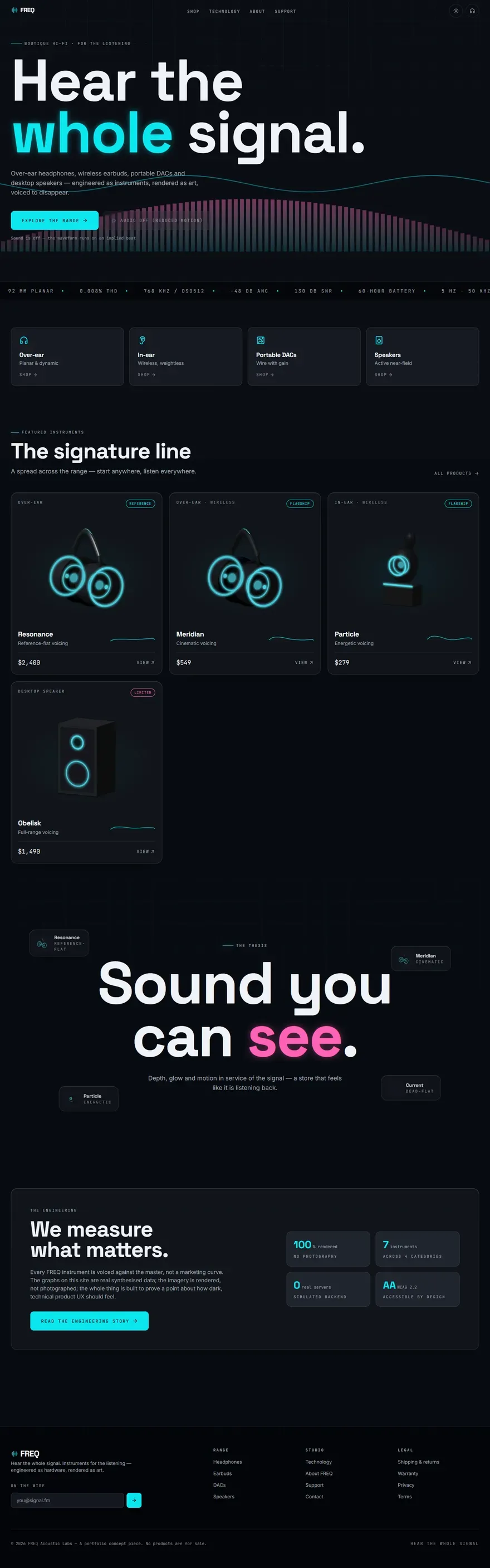 FREQ — Boutique Hi-Fi screenshot 1