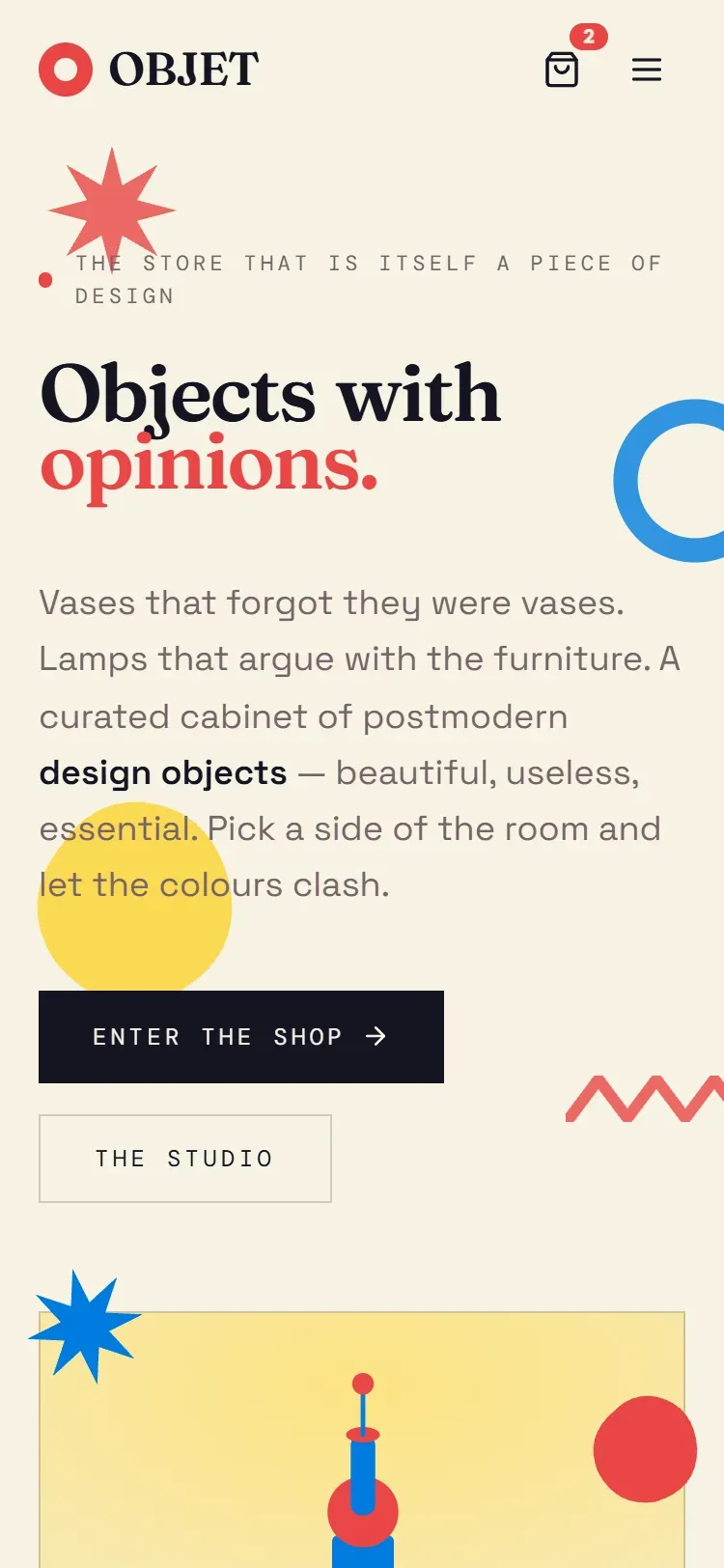 OBJET — Postmodern Design Objects screenshot 6