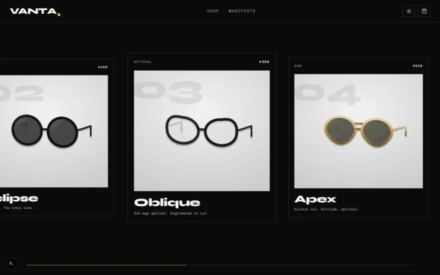 VANTA — Avant-Garde Eyewear screenshot 4